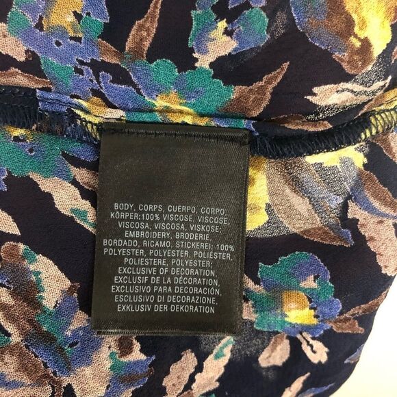 Meadow Row Strasser Floral Print long sleeve S - Picture 9 of 9